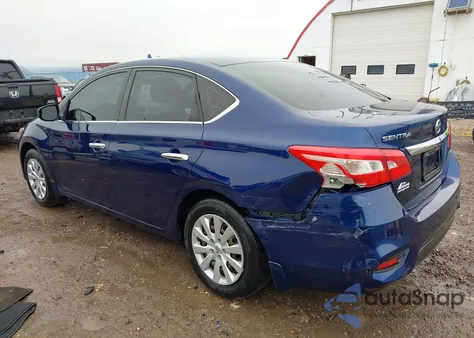 2018 Nissan Sentra S from USA, damaged, VIN 3N1AB7AP5JY332402